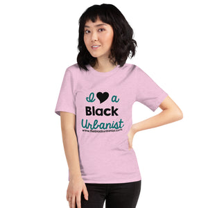 Open image in slideshow, I Heart a Black Urbanist Unisex t-shirt
